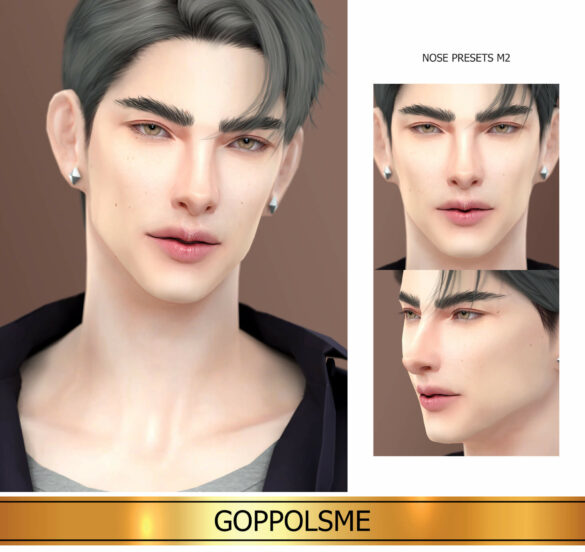 Sims 4 gpme gold nose presets m2 - The Sims Game