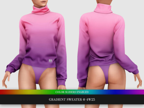 Sims 4 gradient sweater