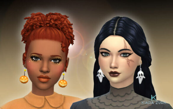 Sims 4 halloween earrings
