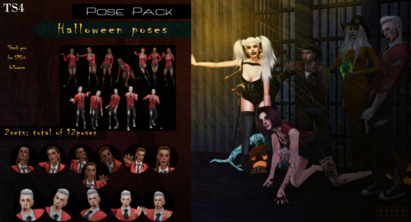 Sims 4 halloween poses