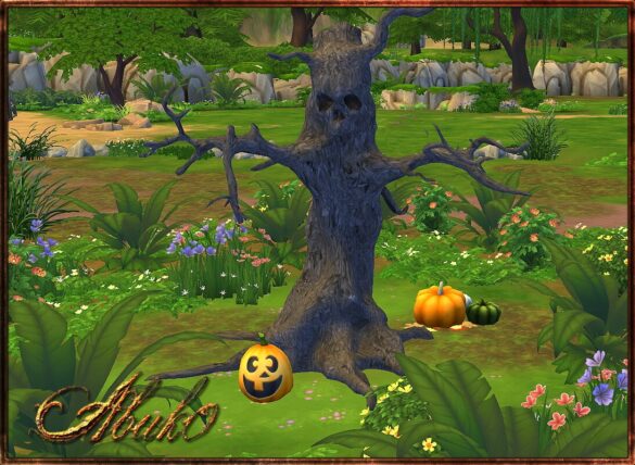 Sims 4 Halloween Tree by Abuk0 Sims4