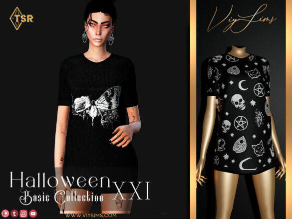Sims 4 Halloween XXI – Long Shirt V.1
