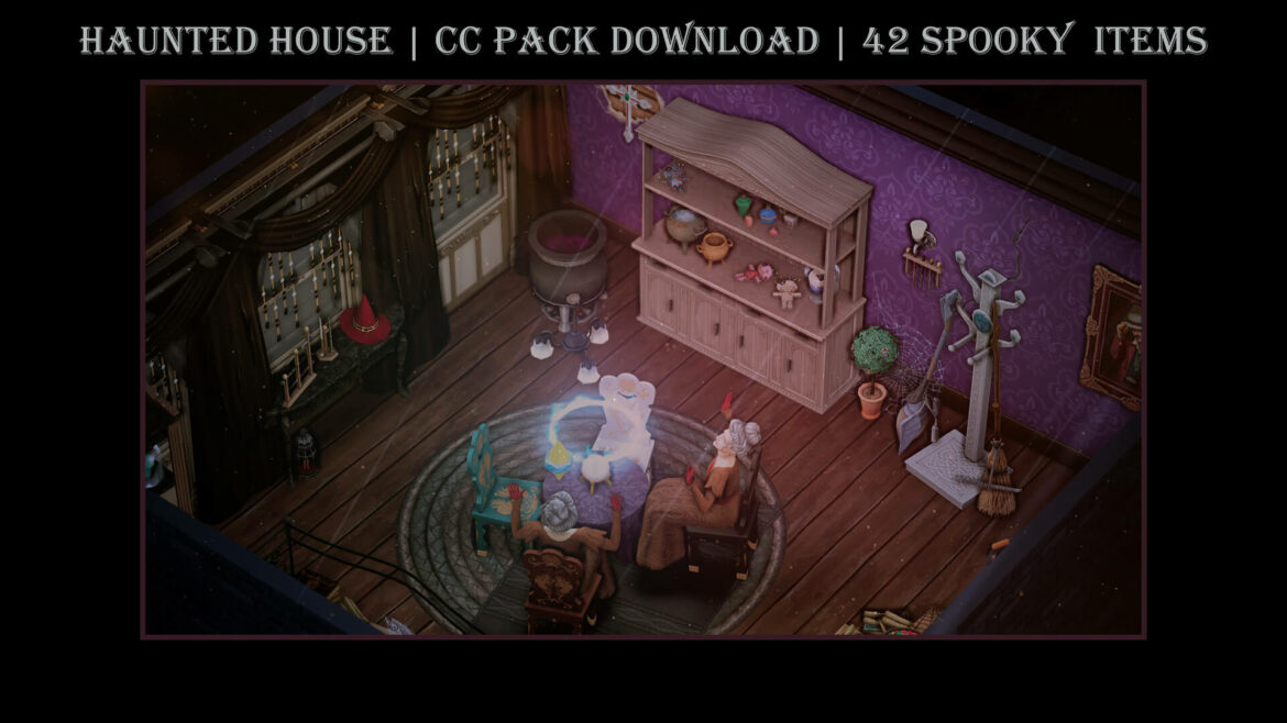 Sims 4 haunted house boop cc pack download there