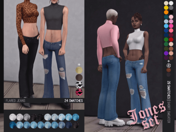 Sims 4 [helgatisha] Jones set by helgatisha