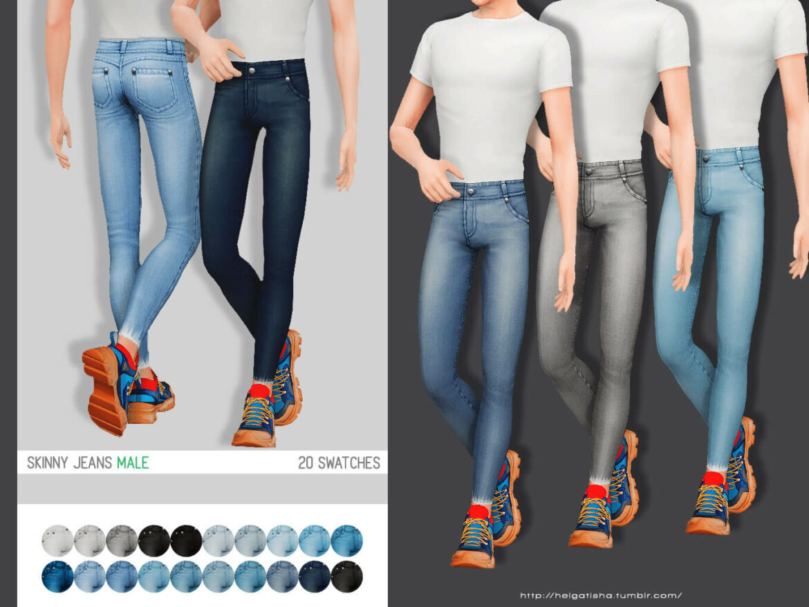 Sims 4 helgatisha skinny jeansmale female download