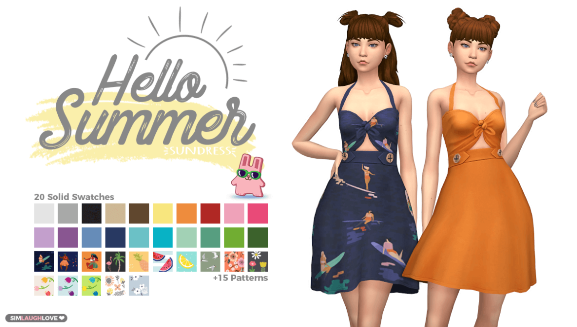 Sims 4 HELLO SUMMER SUNDRESS