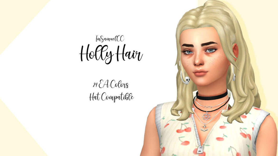 Sims 4 holly hair