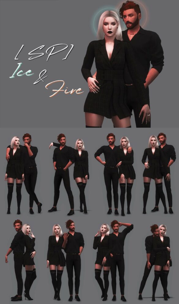 Sims 4 Ice & Fire Pose