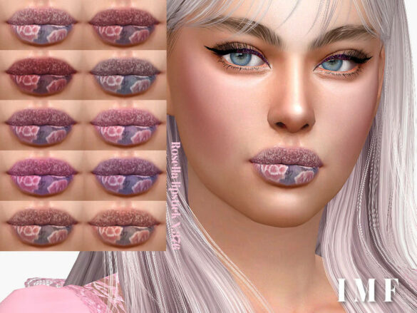 Sims 4 IMF Rosella Lipstick N.376 by IzzieMcFire