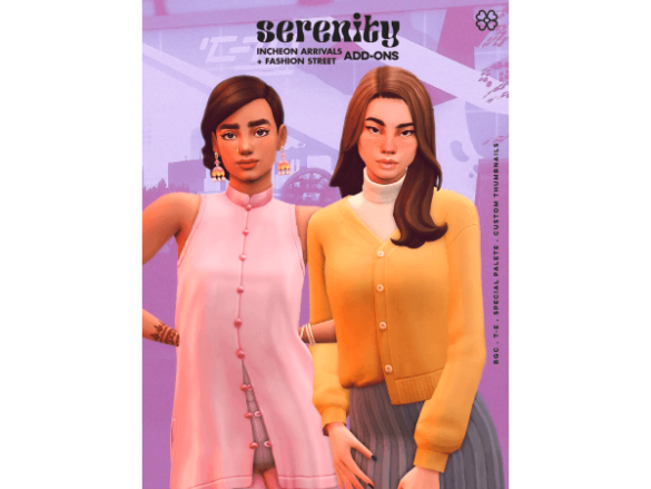Sims 4 Incheon Arrivals + Fashion Street Add-ons