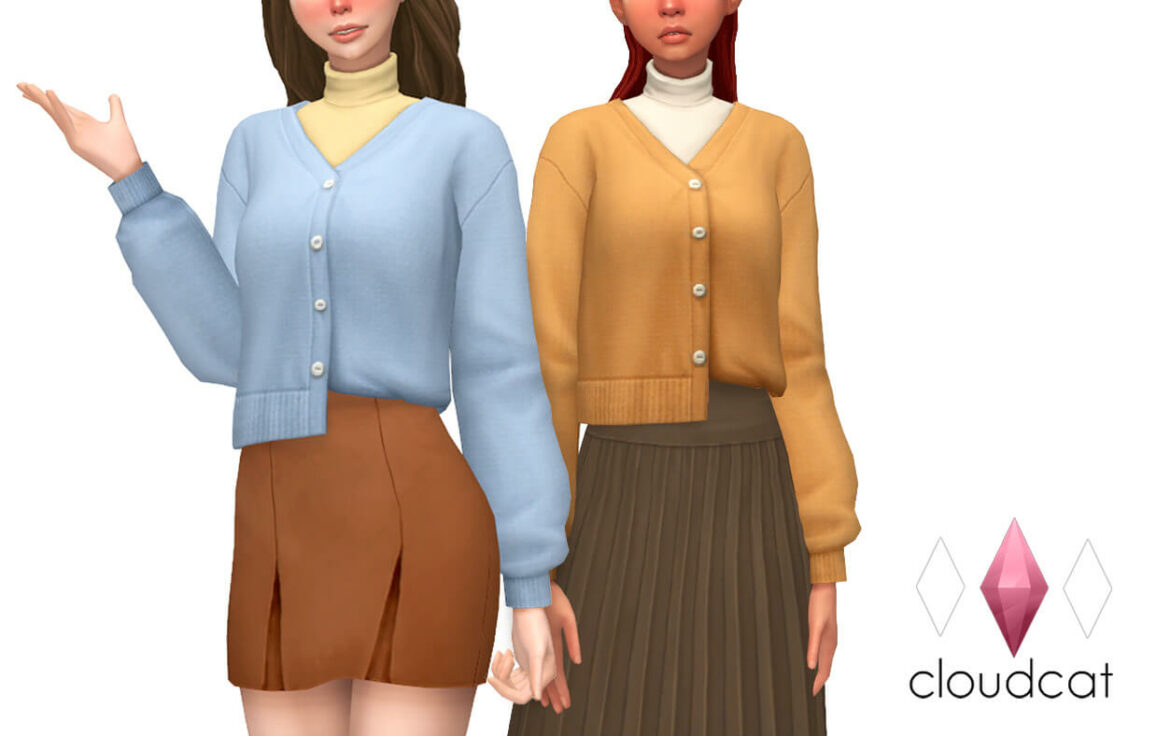 Sims 4 incheon cardigan