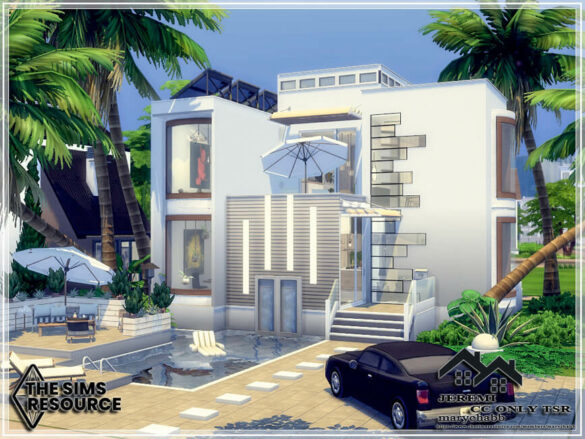 Sims 4 JEREMI House by marychabb TSR