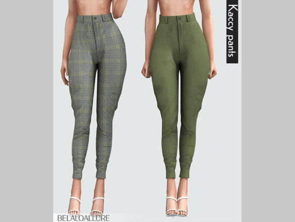 Sims 4 Kaccy pants by belal1997