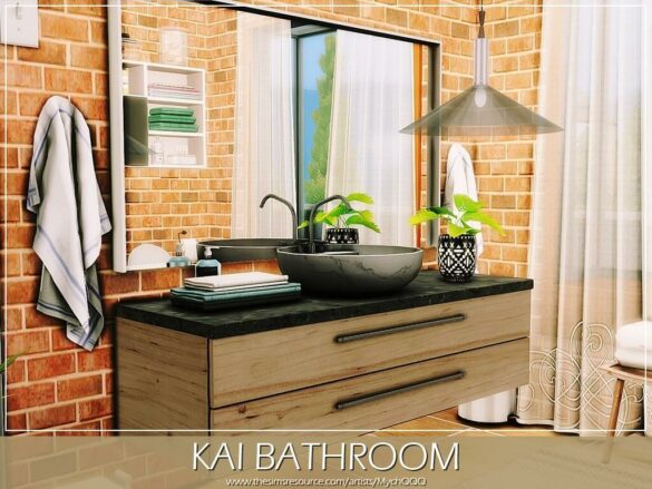 Sims 4 kai bathroom cc