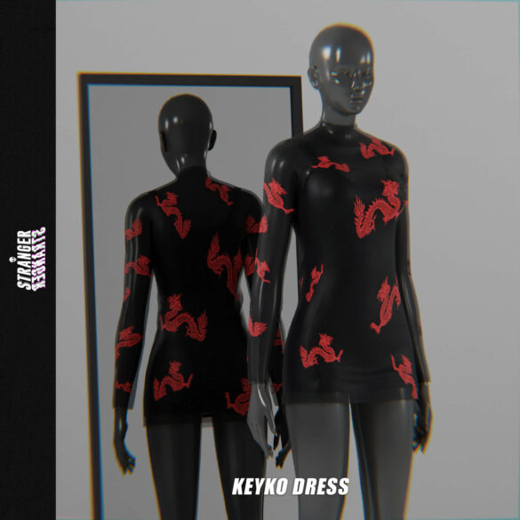 Sims 4 KEYKO DRESS (FEMALE)