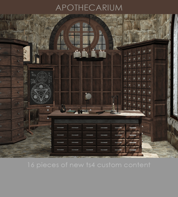 Sims 4 khd apothecarium set