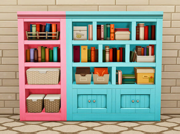 Sims 4 kids room sp bookcases