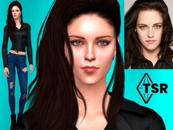 Sims 4 Kristen Stewart by DarkWave14 from TSR