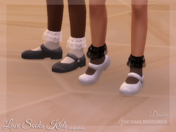 Sims 4 lace socks kids