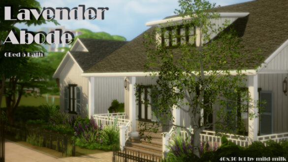 Sims 4 lavender abode