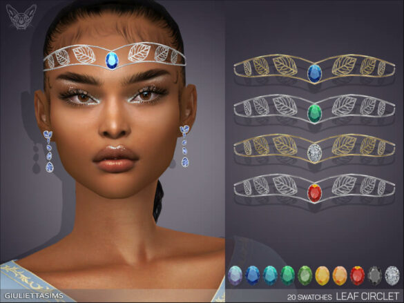 Sims 4 Leaf Circlet by feyona