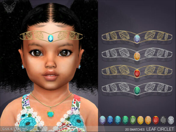 Sims 4 Leaf Circlet For Toddlers by feyona