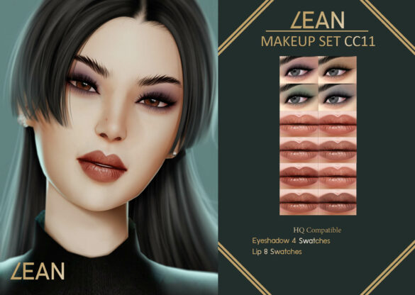 Sims 4 lean makeup set cc11 free makeup