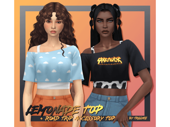 Lemonade Top & Road Trip Accessory Top by Trillyke