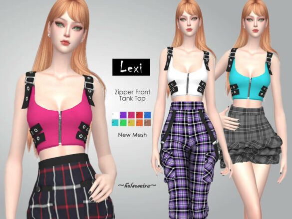 Sims 4 LEXI – Crop Tank Top