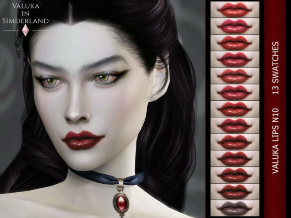 Sims 4 Lips N10 by Valuka