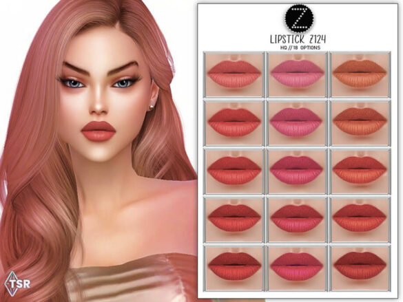 Sims 4 LIPSTICK Z124 by ZENX