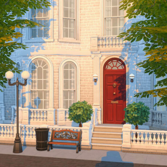 Sims 4 london set exterior