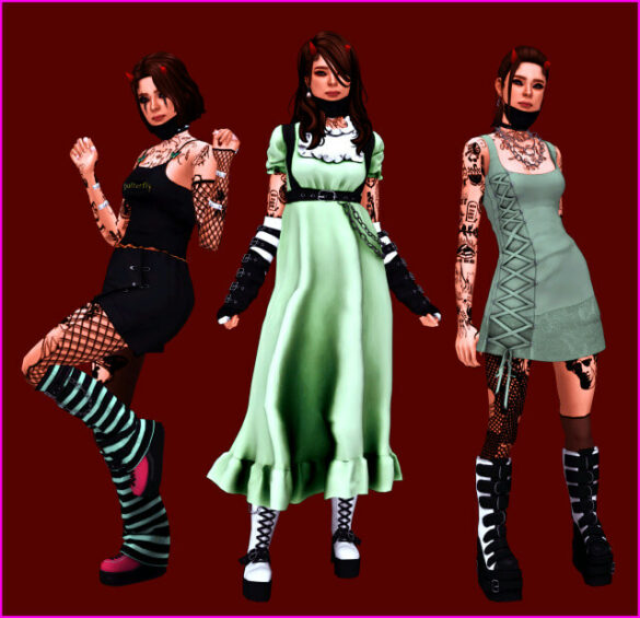 Sims 4 look book
