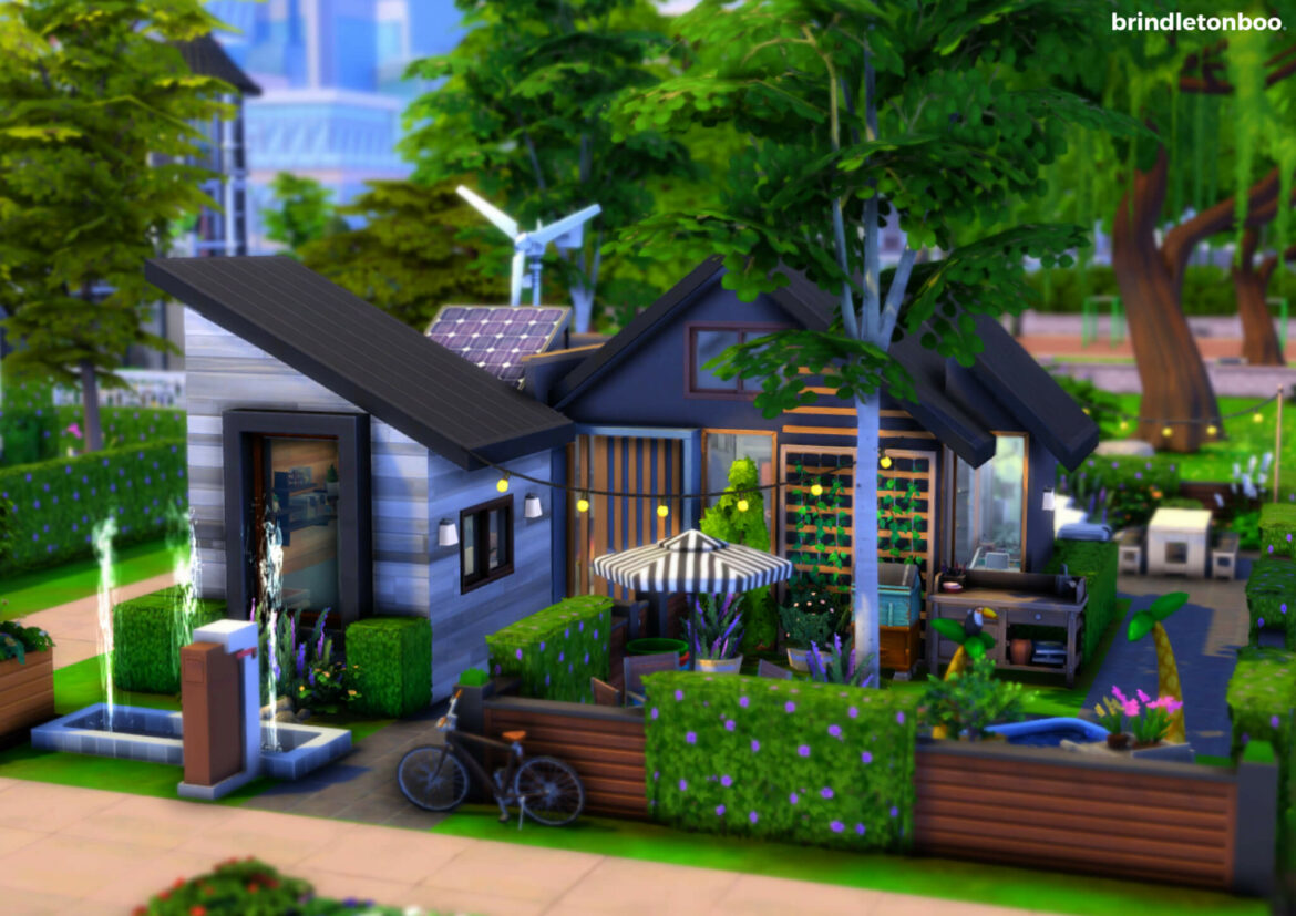Sims 4 luxurious eco home