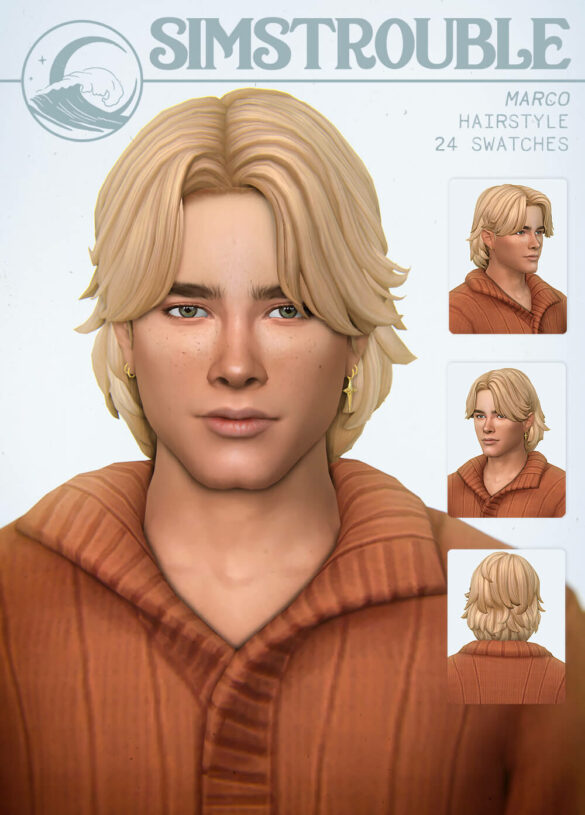Sims 4 marco by simstrouble