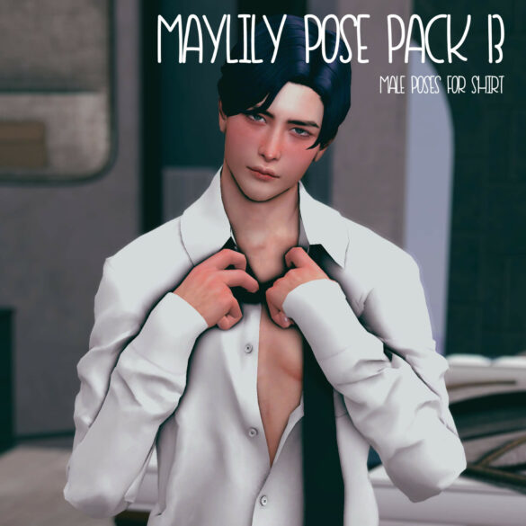 maylily pose pack 13 male pose for shirt x 8 all