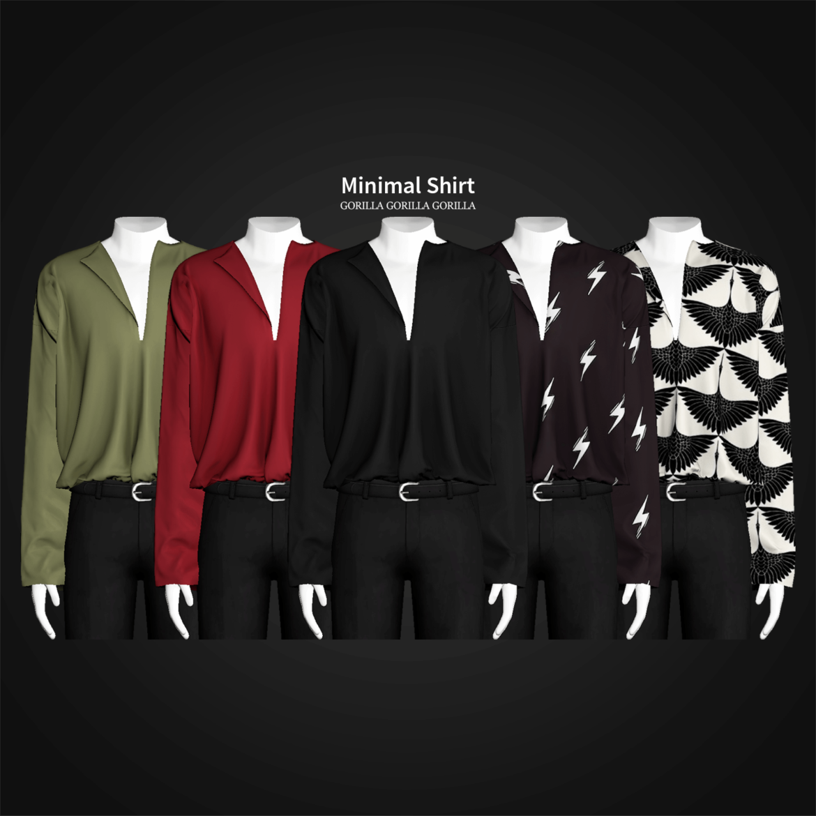 Sims 4 minimal shirt