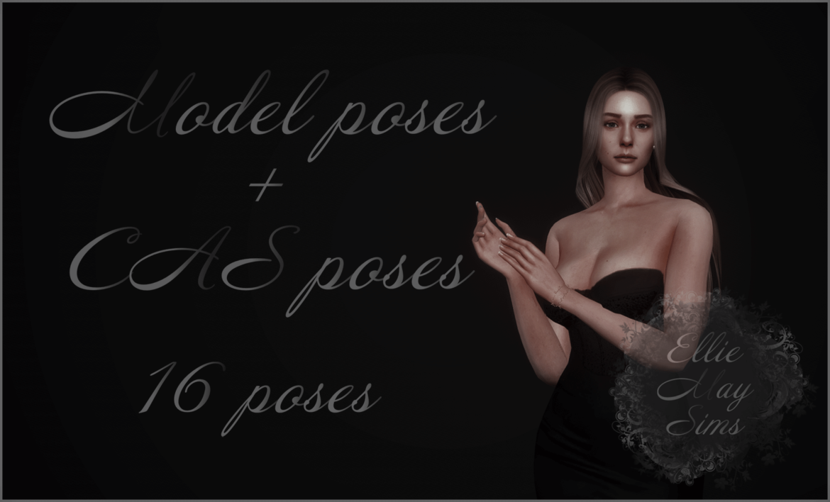 Sims 4 model pose pack 1