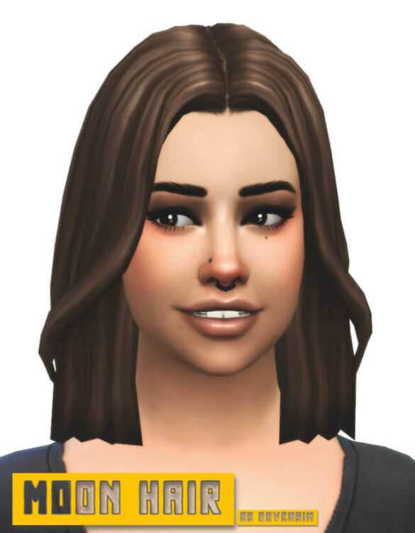 Sims 4 Moon Hair