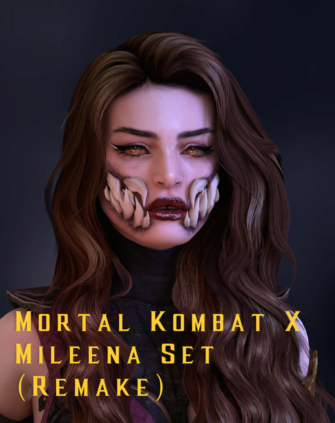 Sims 4 mortal kombat x mileena set remake outfits 1