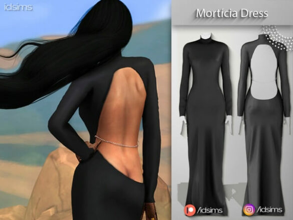 Sims 4 Mortícia Dress