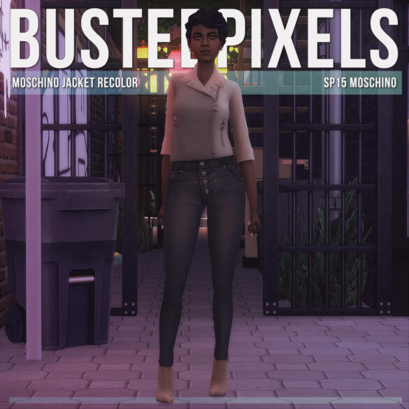 Sims 4 moschino jacket recolor moschino stuff pack you