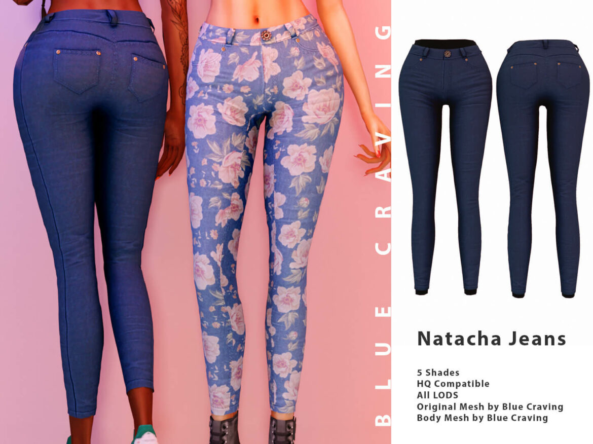 sims 4 natacha jeans download