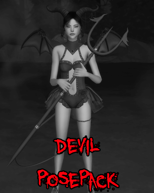 Sims 4 new devil pose pack