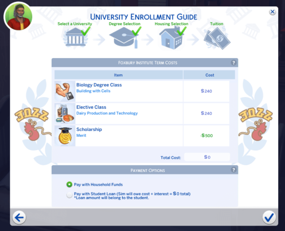Sims 4 New University Electives Mod v.1.0
