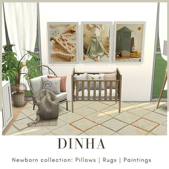 Newborn Collection: Rugs Pillows Paintings at Gamer