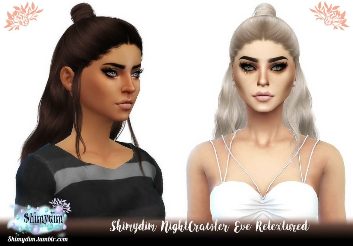 Sims 4 NightCrawler Eve Hair Retexture