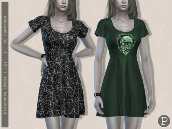 Sims 4 Nightmare Dress
