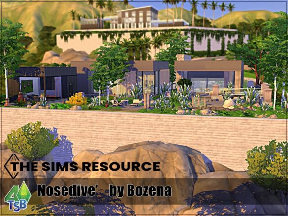 Sims 4 Nosedive house at Sims by Bozena
