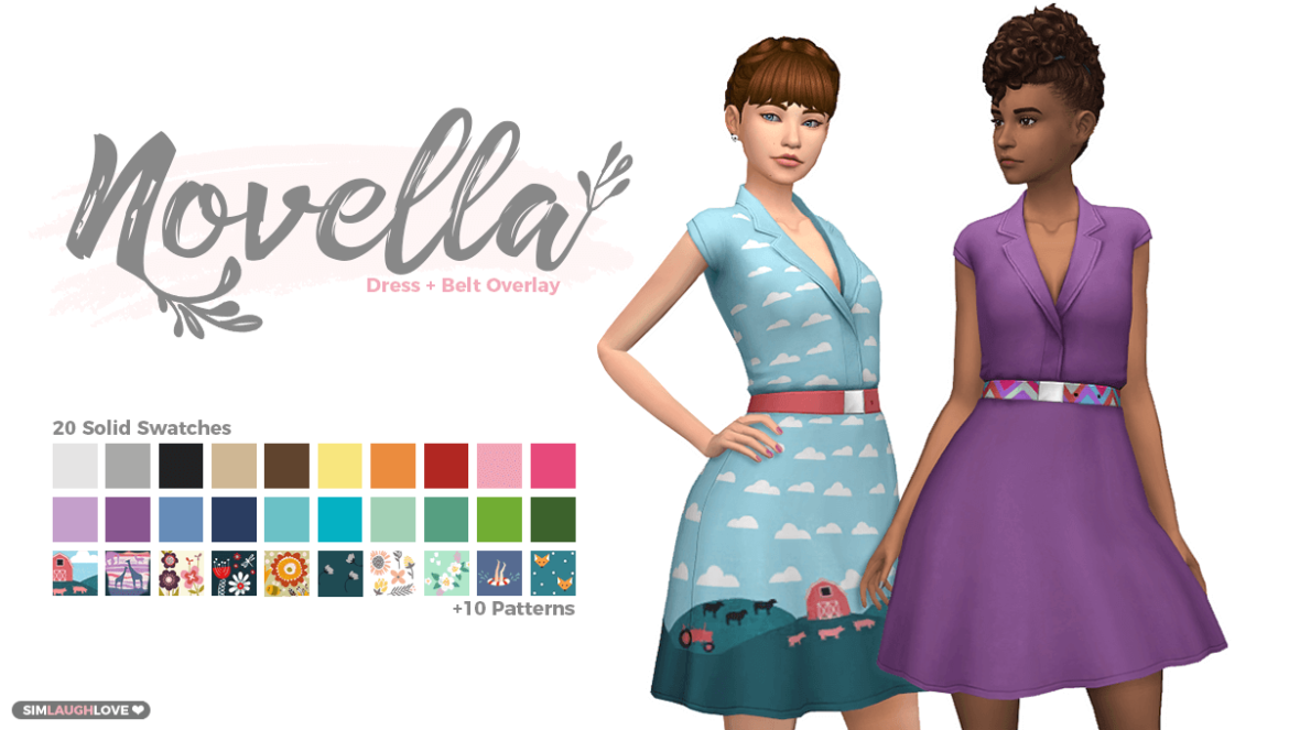 Sims 4 NOVELLA DRESS